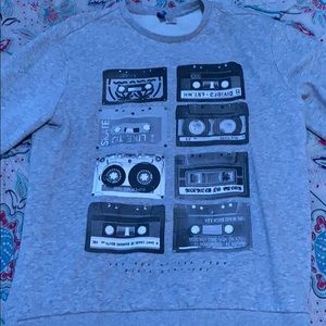 Grey Divided Crewneck